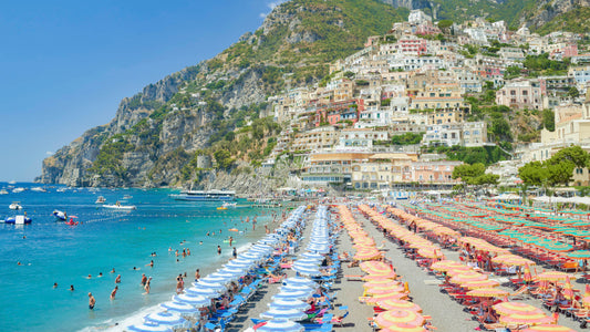 Positano Umbrellas I - Amalfi Coast, Italy